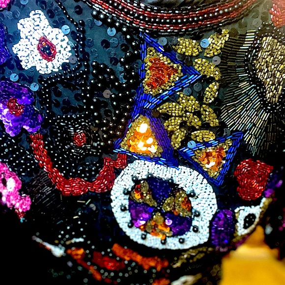 Gorgeous beautiful beaded dress from the 80s! - Picture 5 of 5